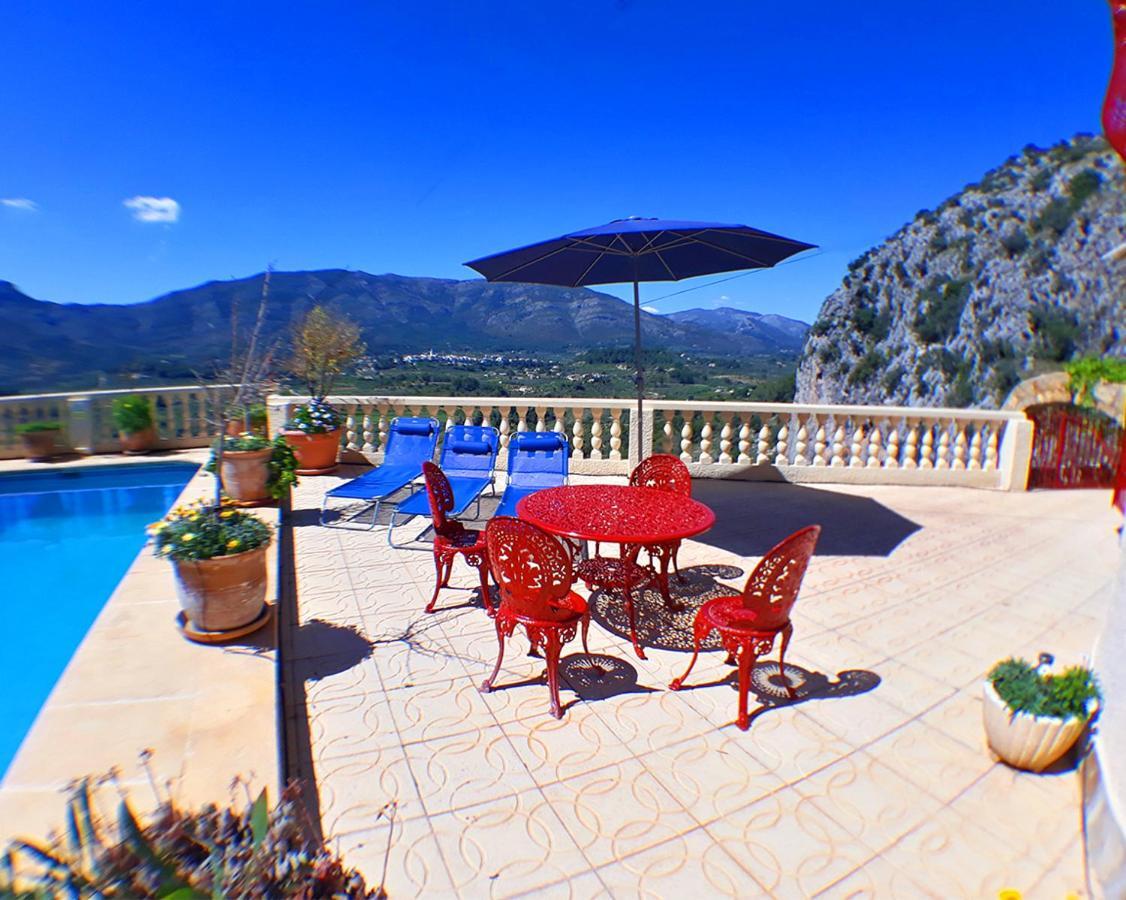Villa Romana Mountainside Apartment In Alcalali, Jalon Valley Exterior foto